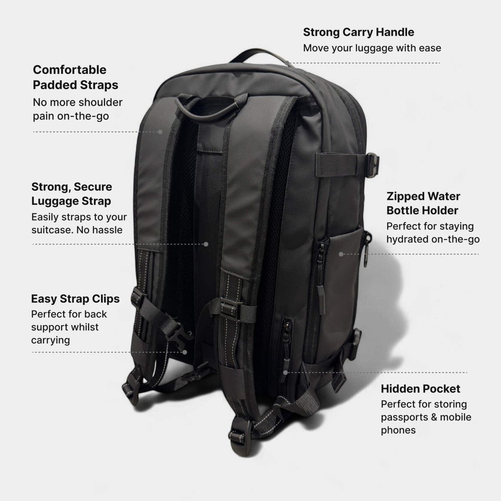 RebelPak Matte Travel Backpack 60L