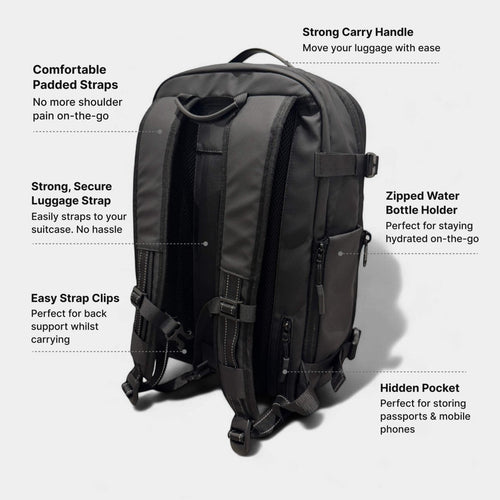RebelPak Matte Travel Backpack 60L