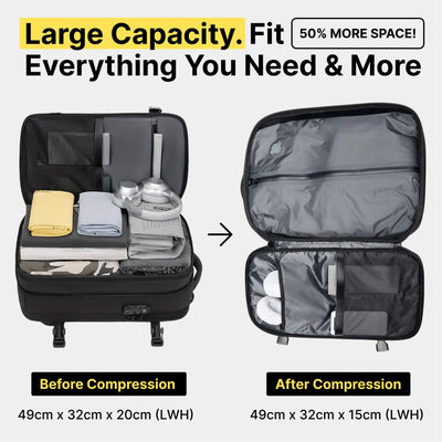 RebelPak Matte Travel Backpack 60L